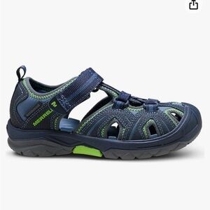 Merrell hydro hiker sandal 13M boys blue